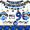 Blue, variant on Video Game Party Decorations - 9th Birthday Decorations for Boys, HAPPY BIRTHDAY Banner, Video Game Balloons, Number 9 Blue Balloons, Gaming Hanging Swirls, Game On Birthday Party Supplies
