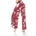thumbnail image 6 of White Mark Women's Hawaiian Flower Palazzo Pants, 6 of 10