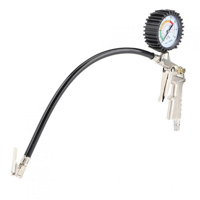 Medidor De Presión De Neumáticos, Pistola De Bomba De Inflado De Automóviles Multifunción 0-220psi 0-16 Bar Resistente Al Desgaste Para Camiones Para Motocicletas ANGGREK No