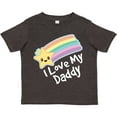 thumbnail image 3 of Inktastic I Love My Daddy Boys Girls Star Rainbow Boys or Girls Toddler T-Shirt, 3 of 5