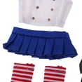 thumbnail image 4 of Conjunto de disfraz de Shimakaze a 1/6 para juguetes calientes de HT, PH, , CY cuerpo femenino para niñas Yotijar Disfraz de mujer de 12 pulgadas, 4 of 7