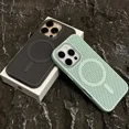 thumbnail image 2 of Heat Dissipation Mesh for Magsafe Magnetic Wireless Charge Case for IPhone 16 15 14 Plus 13 12 Pro Max Breathable Armor Cover, 2 of 9