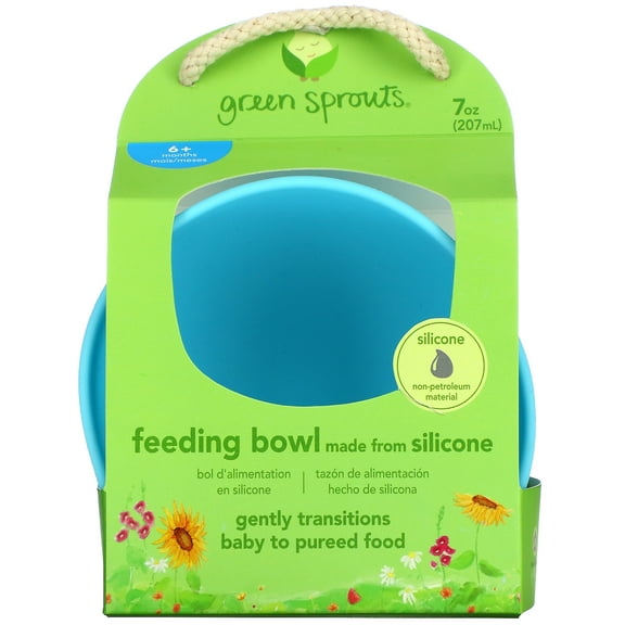 green sprouts Learning Bowl-Aqua-6mo 