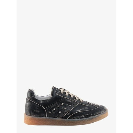 

MAN Leather sneakers with metal studs