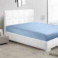 thumbnail image 3 of Clara Clark Premier 1800 Collection Single Fitted Sheet, King Size, Blue Heaven, 3 of 4