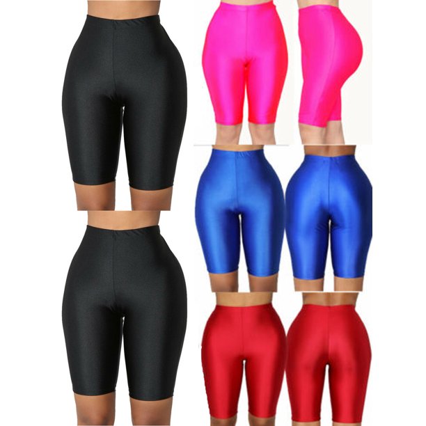 GuliriFei GuliriFei Women Stretch Biker Bike Shorts Workout Spandex