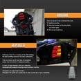 thumbnail image 2 of Yeacher Motorcycle Taillights With LED Turn Signal Replacement for YAMAHA YZF-R15 V3.0 2015-2021 YZF-R15 V4.0, 2 of 8