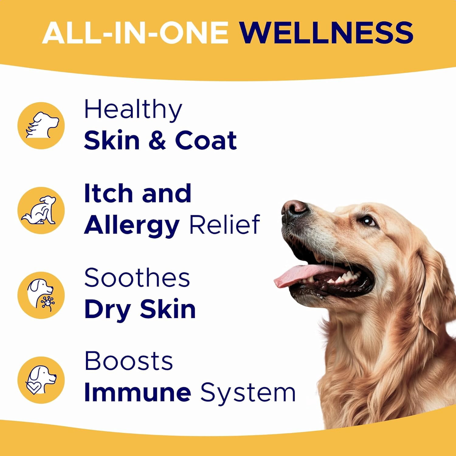 Chews with Salmon Oil for Dogs (180 Ct), Omega 3 & Fish Oil for Dogs - Dog Allergy Relief & Itchy Skin Relief - Hip & Joint Support - Shiny Coats - EPA & DHA Fatty Acids - Promotes Heart, Brain