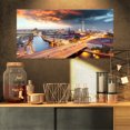 thumbnail image 1 of Berlin at Dawn with Dramatic Sky - Cityscape Canvas Print, 1 of 3