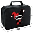 thumbnail image 2 of Batman Harley Quinn Cute Chibi Character Insulated Soft Sided Lunch Box - Reusable Lunch Bag For School Office Work, BPA Free, 2 of 5