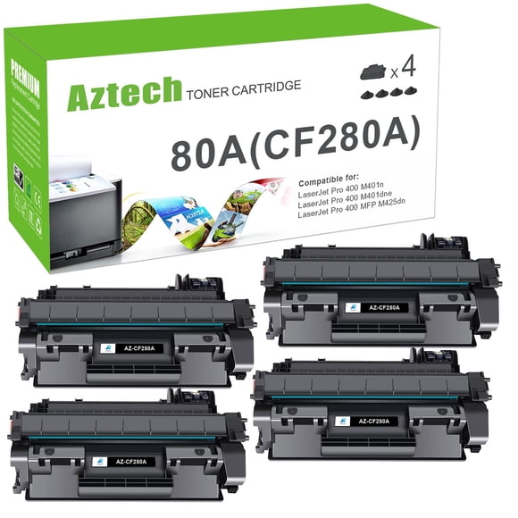 Cartucho de tóner Aztech compatible para HP 80A CF280A 80X CF280X