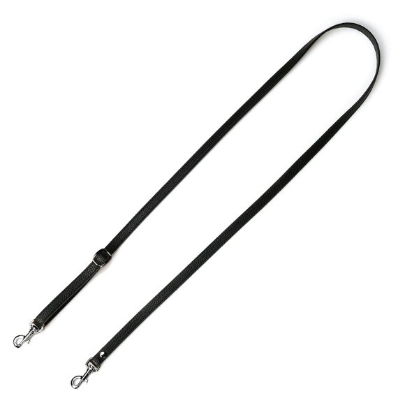 VanEnjoy Full Grain Leather Adjustable Purse Shoulder Strap, Grey Rock,1/2â€ Width, Adjustable Length 25â€-51â€ (Black#3)