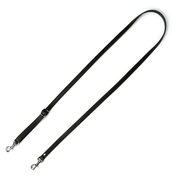 VanEnjoy Full Grain Leather Adjustable Purse Shoulder Strap, Grey Rock,1/2†Width, Adjustable Length 25â€-51†(Black#3)