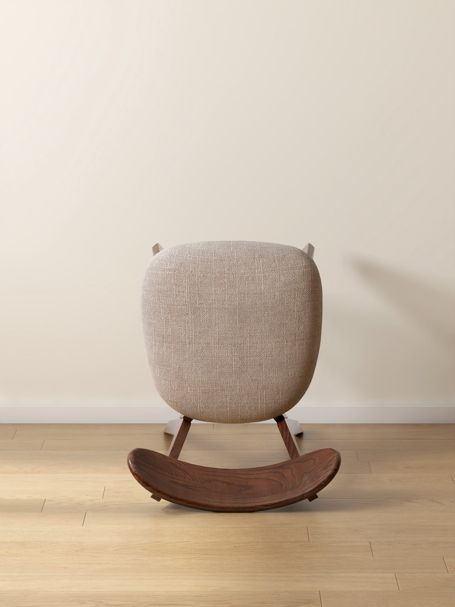 Solid Oak Dining Chair Upholstered Wooden Kitchen Chair with FAS Grade North American Oak Wood for Dining Room Living Room Farmhouse, Gray,Walnut