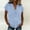 Blue, variant on Avirosel Women's Dressy Casual Tops Ruffle Short Sleeve V Neck Blouses Elegant Business Work Shirts Lightweight Soft Formal Tops for Office Business Meeting Daily Outfits