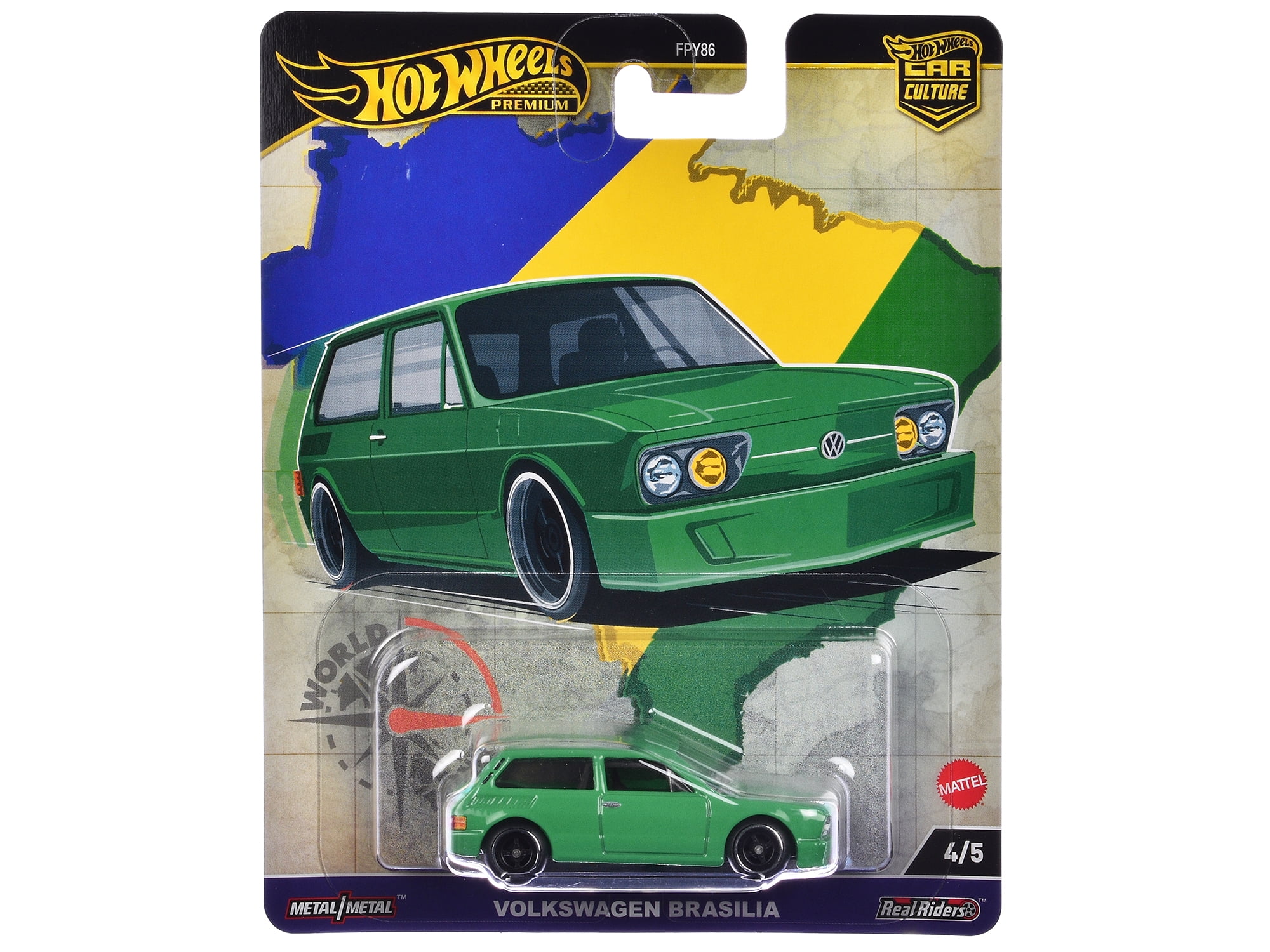 "World Tour" 5 piece Set "Car Culture" 2024 Series A Diecast Model Cars by Hot Wheels
