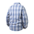 thumbnail image 3 of Chemise Décontractée à Manches Longues à Carreaux pour Hommes avec Col Classique pour Usage Quotidien et Style Polyvalent, 3 of 3