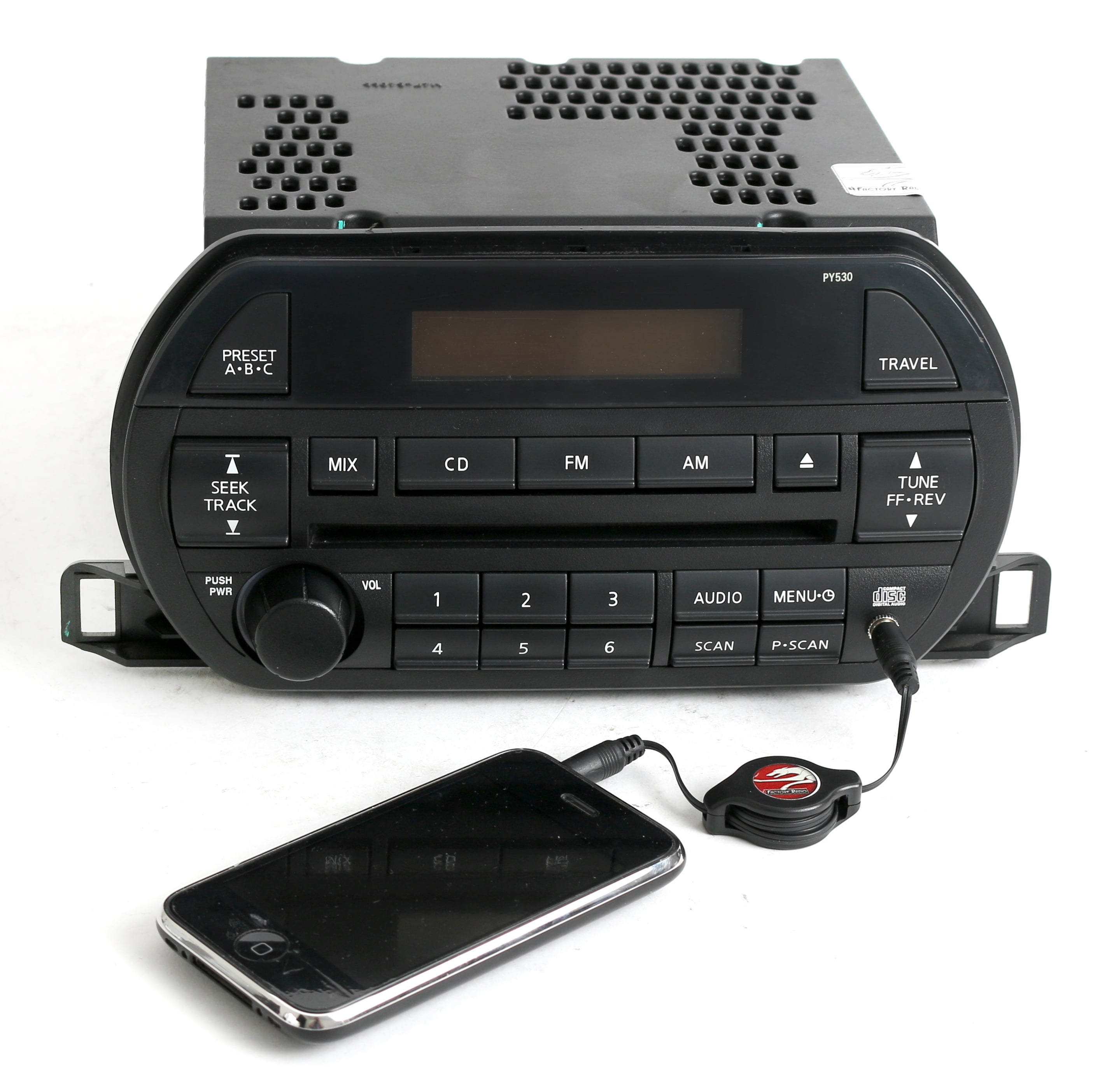 Nissan Altima 02 04 Radio Am Fm Cd Player W Aux 3 5mm Input Py530 281853z710 Refurbished Walmart Com