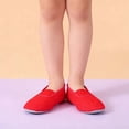 thumbnail image 7 of Girls Ballet Gymnastics Dance Shoes Breathable Casual Sandals For Toddlers Kids Flexible Sole Lightweight, 9-9.5 Years, Red, 7 of 7