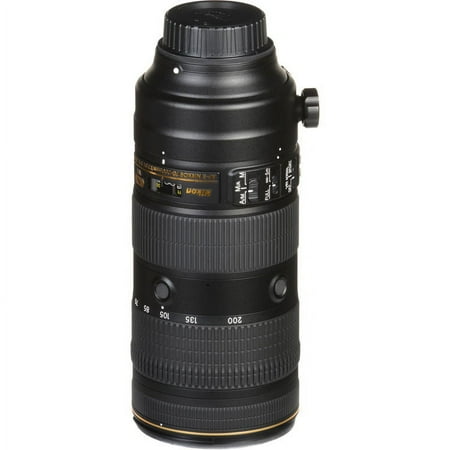 Nikon - AF-S NIKKOR 70-200mm f/2.8E FL ED VR Telephoto Zoom Lens for DSLR Cameras - Black