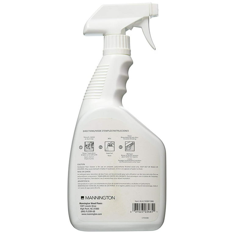 Hardwood and Laminate Cleaner, 32 oz Spray Bottle - ASE Direct