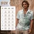 thumbnail image 4 of FOR U DESIGNS Crane Forest Print Matchable Couples' Outfit Sleeveless Womens Linen-Like Shirt with Pocket Mens Button Down Shirt for Travel, 4 of 7