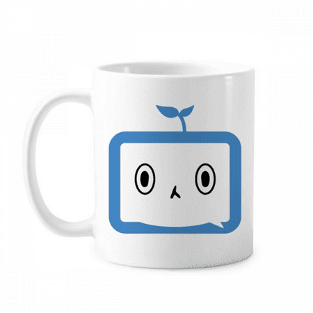 

Saplings Lovely Small TV Face Original Mug Pottery Cerac Coffee Porcelain Cup Tableware