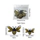 thumbnail image 2 of Decoración de Ducha de Boda Abejas Pegatinas de Pared Doble Capa 12Pcs para Fiesta Cumpleaños Decoraciones de Ducha Decoración de Boda Regalo de Bricolaje, 2 of 6