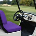 thumbnail image 3 of Uorisanigo Dark Purple Golf Cart Seat Cover Anti-Scratch Backrest and Seat Covers Easy to Install Golf Cart Cushion Cover Gifts Fit for 2-Person Seats Club Car, 3 of 7