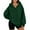 Green, variant on Womens Oversized V Neck Hoodies , Fleece Long Sleeve Pullover Sweatshirts, Fall Trendy Outfits