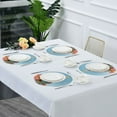 thumbnail image 5 of 15.4" Round Placemat Set of 6 Polyester Fabric Place Mats Non-Slip Dining Kitchen Table Mats for Kitchen Party Decor Lollipops Christmas Tree, 5 of 5