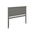 thumbnail image 2 of Madison Queen Solid Wood Panel Headboard in Grey, 2 of 5