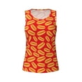 thumbnail image 4 of Easygdp A Big Hot Dog Women's Workout Tank Top, Running Top, Hiking Shirt, Quick-Dry for Running, Yoga, Hiking - Large, 4 of 9