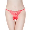 thumbnail image 1 of Gibobby Ropa interior sexy para mujer Ropa interior de encaje Womes Bragas Sexy Soft SeamlessTrim Briefs Hipster Bragas para damas(Rojo,Talla única), 1 of 4