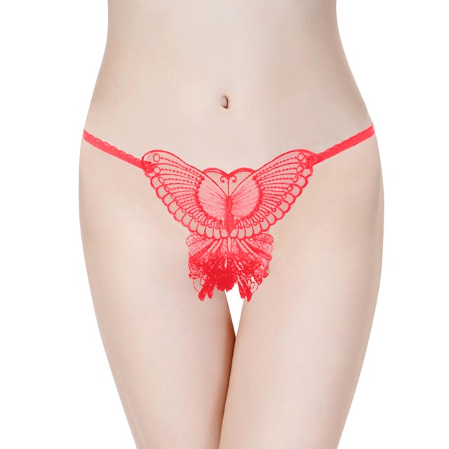 Gibobby Ropa interior sexy para mujer Ropa interior de encaje Womes Bragas Sexy Soft SeamlessTrim Briefs Hipster Bragas para damas(Rojo,Talla única)