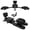 black, variant on Muweixin Black Leg Stretcher, 0-180° Adjustable Split Machine with Silent Wheels, for Yoga, Ballet, Flexibility Training