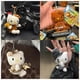 thumbnail image 2 of Anime Sanrioed Cosplay Hello Kittys peluche bolso colgante llavero animales lindos Retro Plushie muñeca suave niños regalos de cumpleaños, 2 of 4
