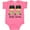 Hot Pink, variant on Inktastic Irish Twins St Patricks Girls Girls Baby Bodysuit