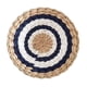 thumbnail image 2 of Decoración de pared de cesta tejida, cestas de pared tejidas colgantes, cestas de hierba marina, cestas de pared Boho, cestas de tejido circular rústico plano para sala de estar 30 cm estilo A Macarena Cestas de pastos marinos, 2 of 8