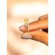 thumbnail image 2 of 1 PC Cross Cubic Zirconia Ring For Women For Wedding Engagement Anniversary Party Band Jewelry Valentine's Day Gift, 2 of 5