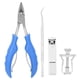 thumbnail image 1 of Cortaúñas de doble resorte para uñas de los pies encarnadas, cortaúñas para pedicura, juego corrector de uñas de los pies, azul, 1 of 8