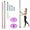 Colorful, variant on Professional Removable Dancing Pole Kit – Static Spinning Pole for Home, Party, and Pub Exercises