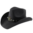 thumbnail image 3 of Straw Cowboy Hat for Men Women Adult, Breathable Lightweight | Straw Woven, Elastic Sweatband,Western Style, Outdoor Sunshade, 3 of 7