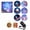With 6 Films, variant on Plug and Play HD Christmas Projector Indoor, 5D Holographic Night Light Projector, USB 360° Flexible Gooseneck for Bedroom Ceiling