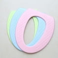 thumbnail image 4 of Winter Warm Thickened O-Shaped Toilet Seat Cover, High-Density EVA Waterproof Cushion, Easy-Installation Hygienic Bathroom Accessory for Home & Commercial Use (Flower Pattern, Pink) – Hot Seller on, 4 of 5