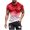 Red, variant on UVEASISHA Clearance Sales Mens Shirt Big and Tall Short Sleeve 3D Print Graphic Tee Shirts Muscle Tops Casual Loose Crewneck Pullover Trendy Clothes 2025