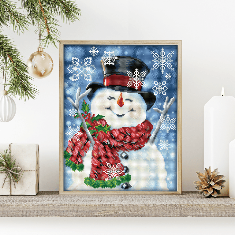 Diamond Dotz Joyful Jolly Snowman Diamond Painting Kits for