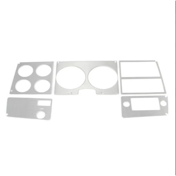 Brothers Trucks INST7BZWITHAC Instrument Bezel Applique - Brushed Aluminum