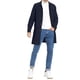 thumbnail image 2 of Abrigo Trench Chic para Hombre, de Un Solo Botón, Largo, Color Azul Marino, 2 of 8