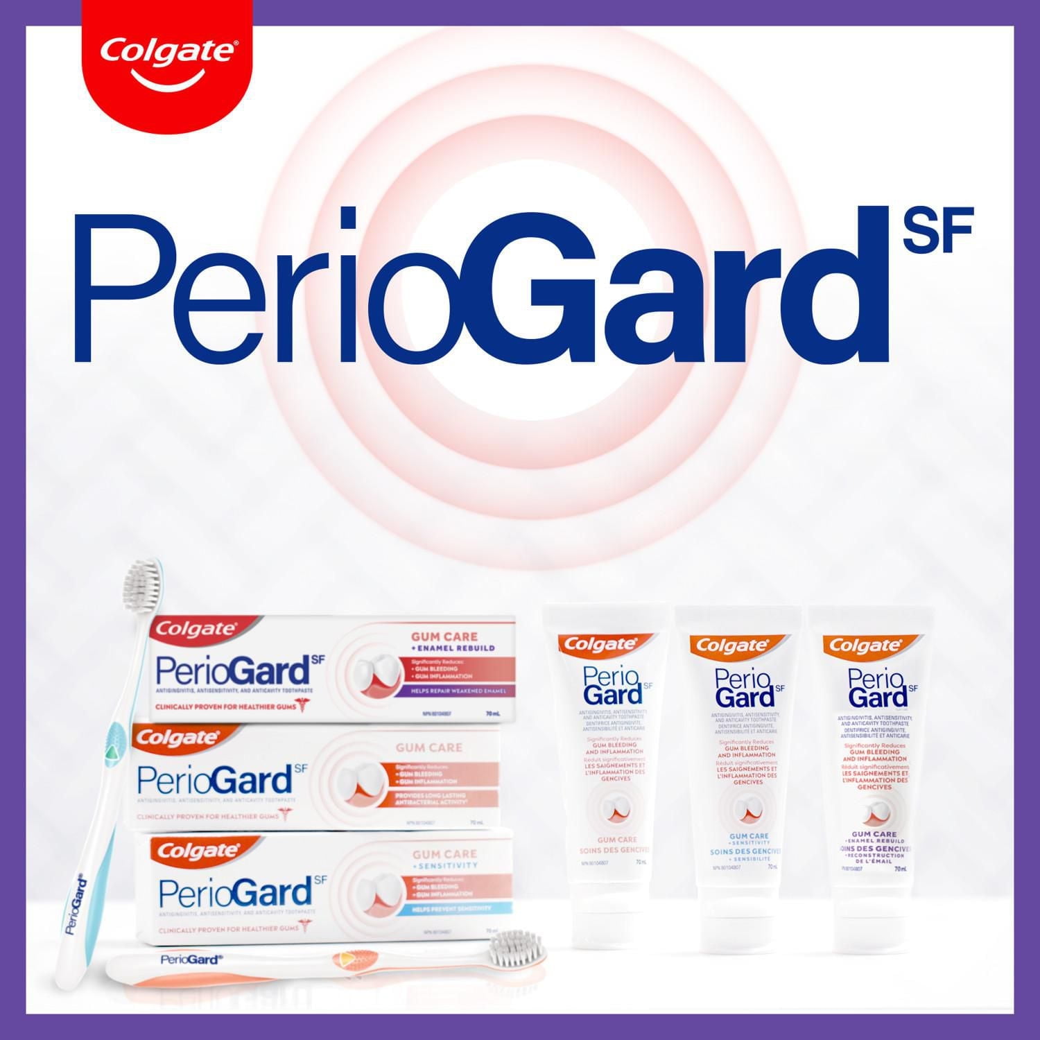 Colgate PerioGard Soins Des Gencives + Reconstruction De L'lémail Colgate PerioGard dentifrice